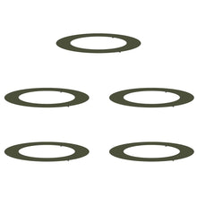 geschikt voor platte boomringen 5 pcs Olijfgroen Ø60 / 90 cm