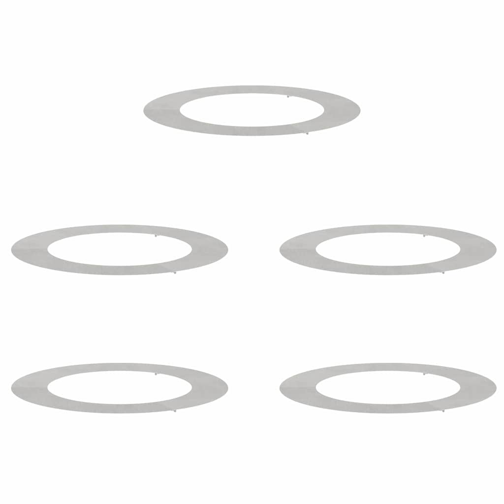 geschikt voor platte boomringen 5 pcs Zilver Ø60 / 90 cm