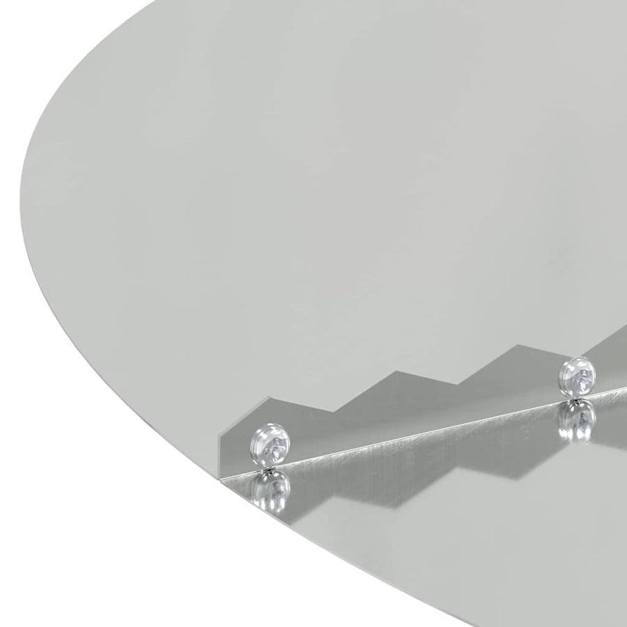 geschikt voor platte boomring Zilver Ø60 / 90 cm
