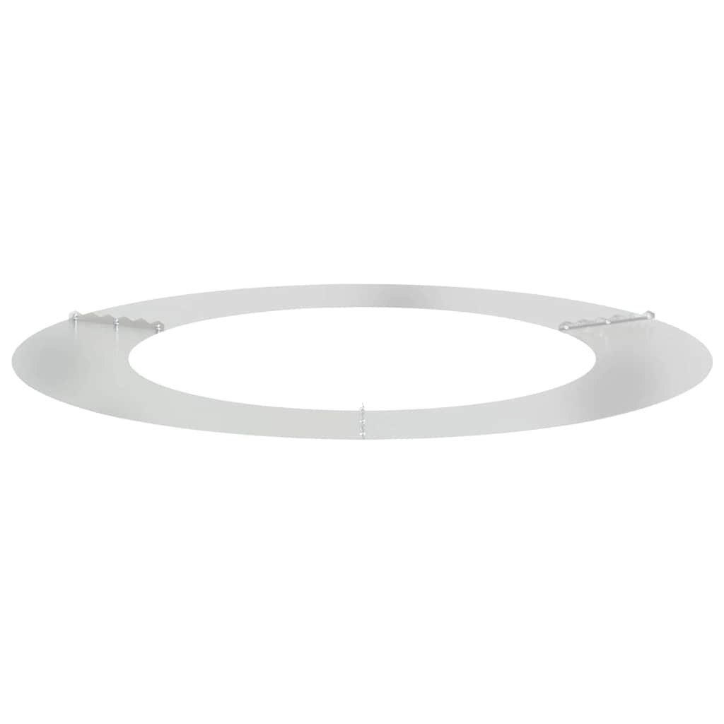 geschikt voor platte boomring Zilver Ø60 / 90 cm