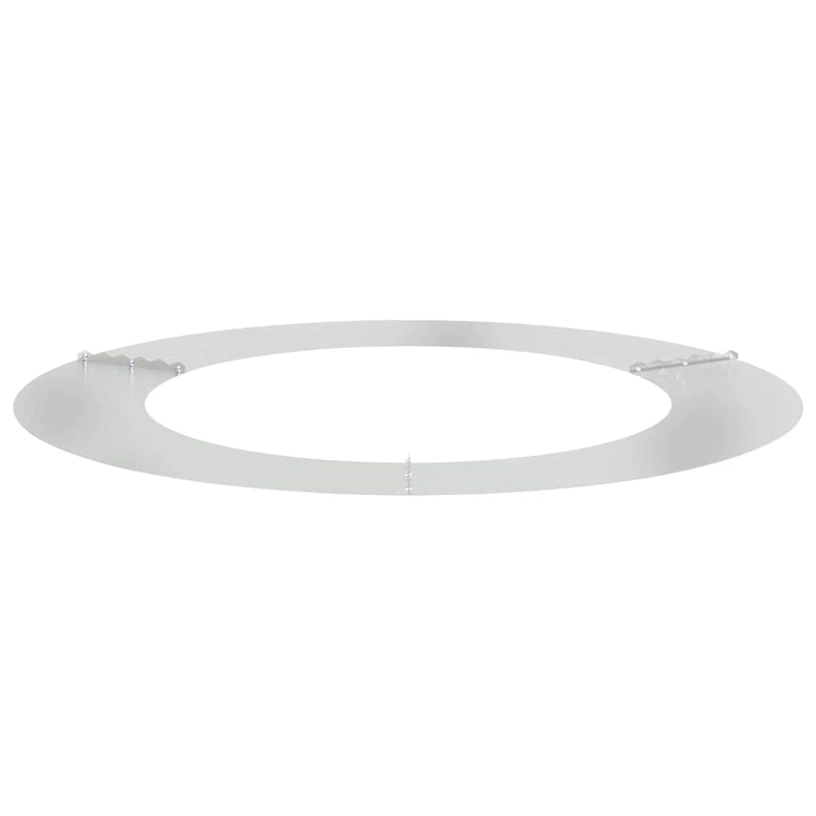 geschikt voor platte boomring Zilver Ø60 / 90 cm