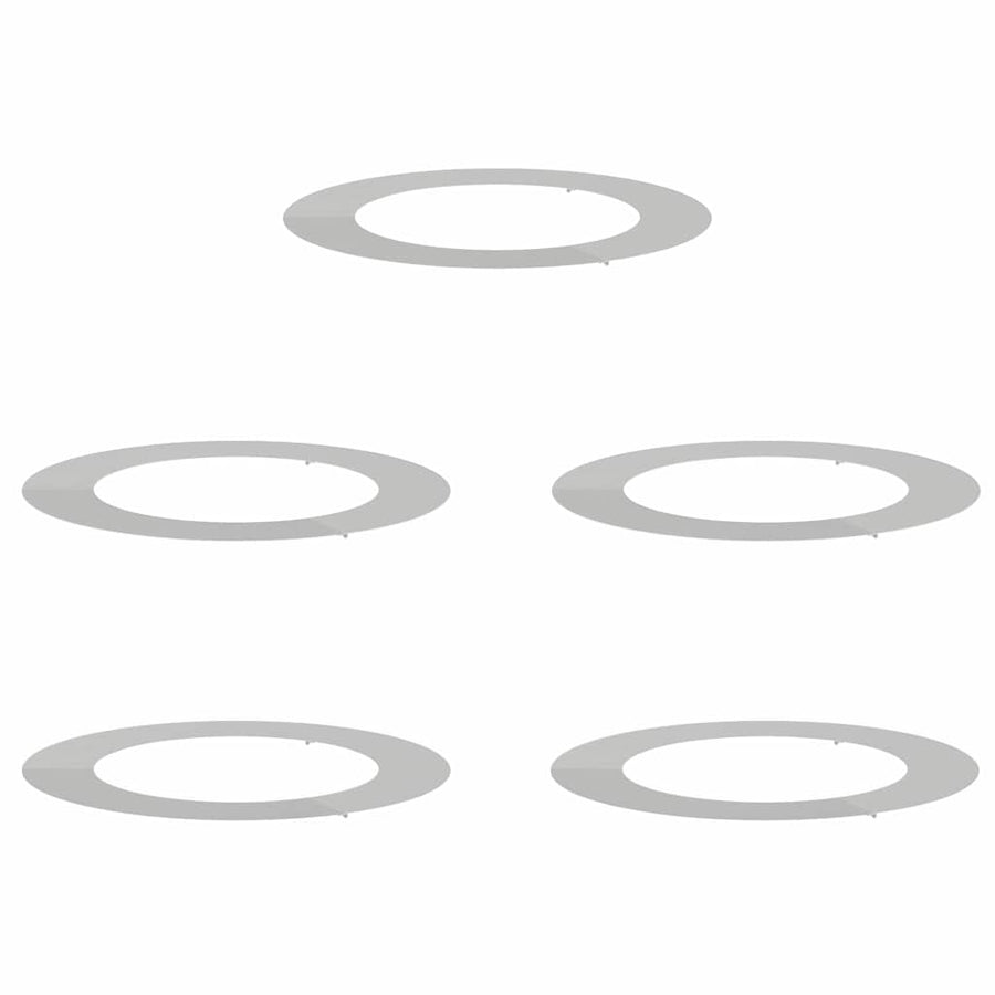 geschikt voor platte boomringen 5 pcs Zilver Ø60 / 90 cm