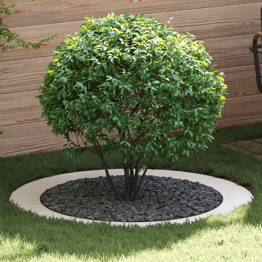 geschikt voor platte boomringen 5 pcs Wit Ø90 / 120 cm Staal
