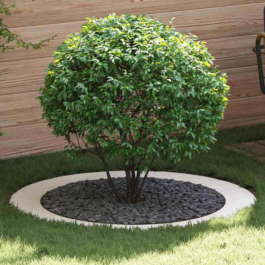 geschikt voor platte boomringen 5 pcs Wit Ø90 / 120 cm Staal