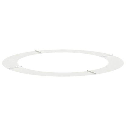 geschikt voor platte boomringen 5 pcs Wit Ø90 / 120 cm Staal