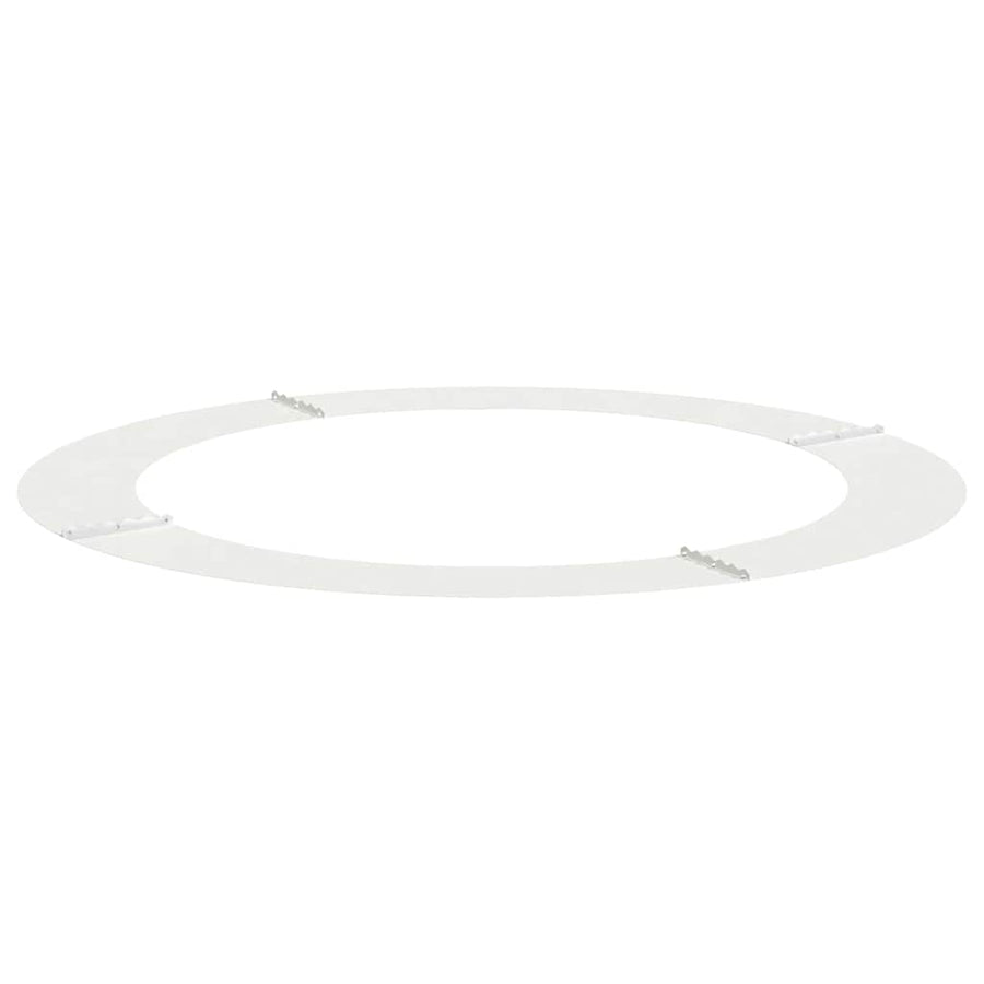 geschikt voor platte boomringen 5 pcs Wit Ø90 / 120 cm Staal