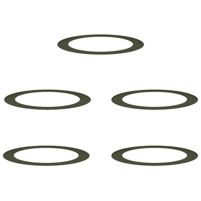 geschikt voor platte boomringen 5 pcs Olijfgroen Ø90 / 120 cm