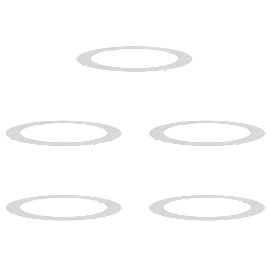 geschikt voor platte boomringen 5 pcs Zilver Ø90 / 120 cm