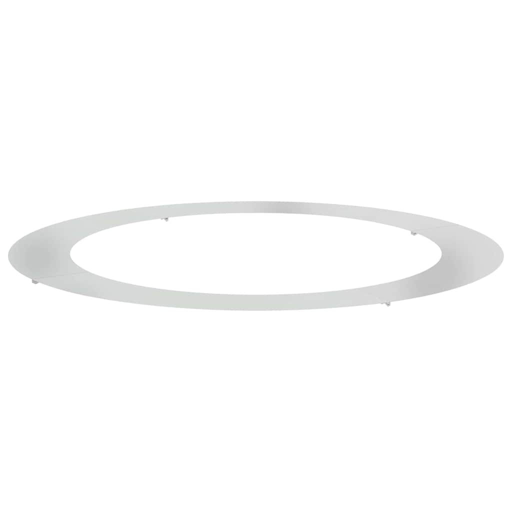 geschikt voor platte boomring Zilver Ø90 / 120 cm