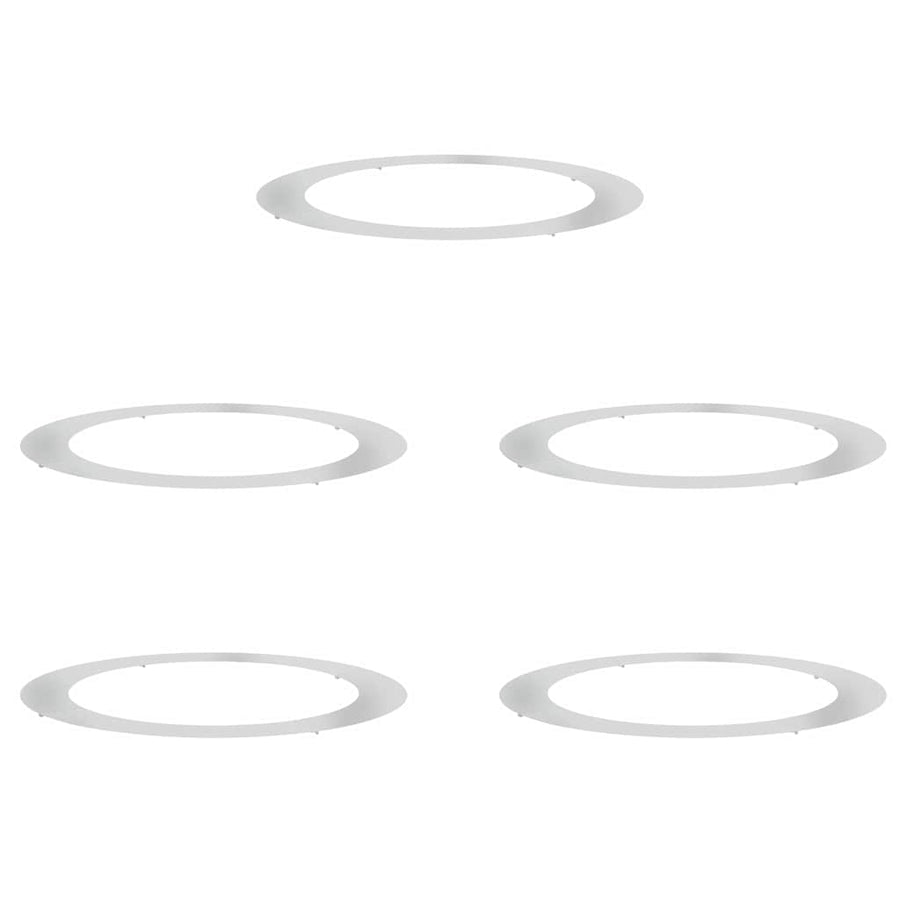 geschikt voor platte boomringen 5 pcs Zilver Ø90 / 120 cm