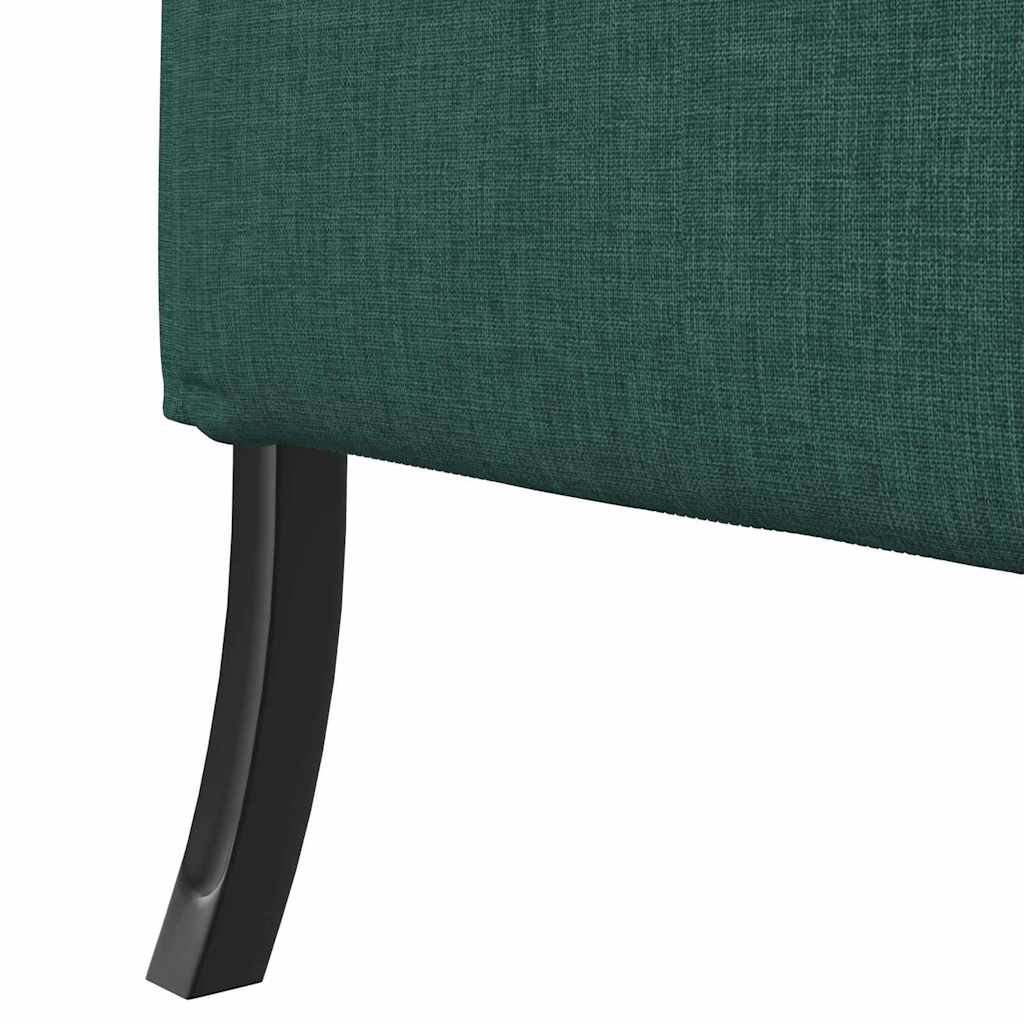 Hoge Rug Bank 101Cm Stof Donkergroen