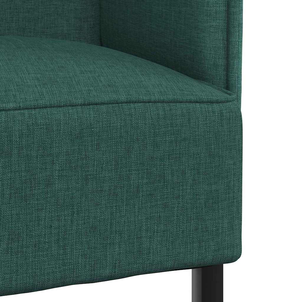Hoge Rug Bank 101Cm Stof Donkergroen