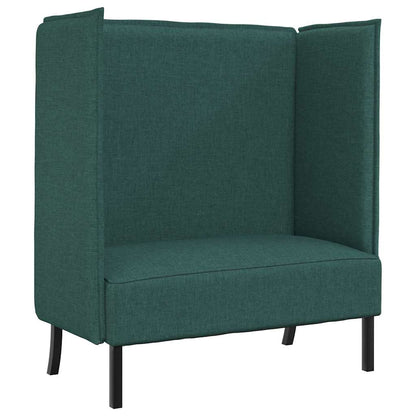 Hoge Rug Bank 101Cm Stof Donkergroen