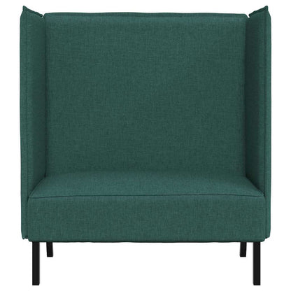 Hoge Rug Bank 101Cm Stof Donkergroen