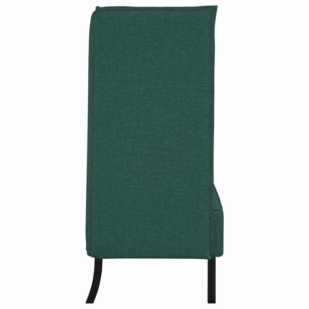 Hoge Rug Bank 101Cm Stof Donkergroen