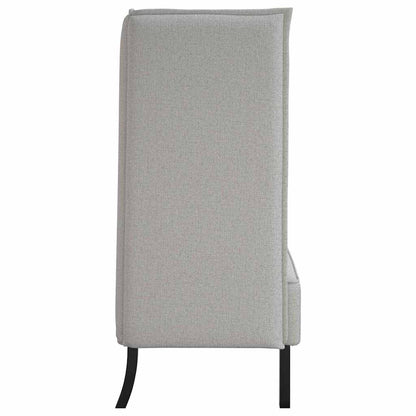 Hoge Rug Bank 101Cm Stof Wolken grijs