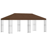 Partytent 6 x 3 m bruin polyester staal