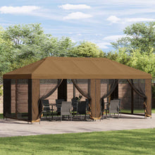 Tuinprieel 6 x 3 m Beige Polyester en staal 190