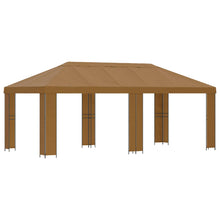 Tuinprieel 6 x 3 m Beige Polyester en staal 190