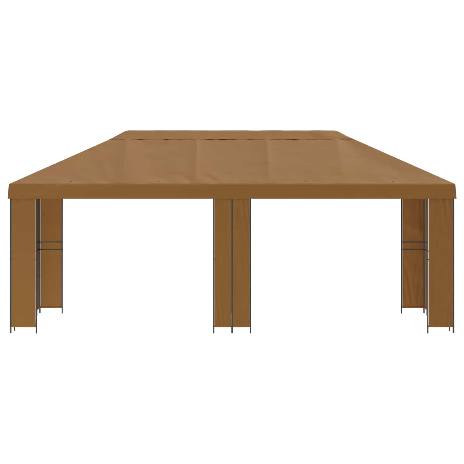 Tuinprieel 6 x 3 m Beige Polyester en staal 190
