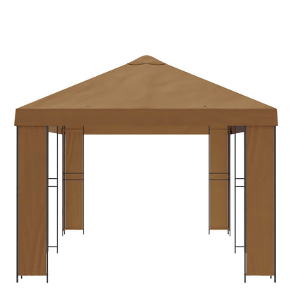 Tuinprieel 6 x 3 m Beige Polyester en staal 190