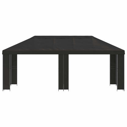Tuinprieel 6 x 3 m Antracietkleurig Polyester en staal 190