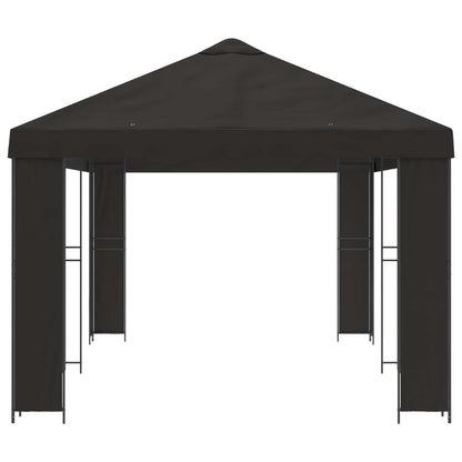 Tuinprieel 6 x 3 m Antracietkleurig Polyester en staal 190