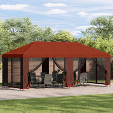 Tuinprieel 6 x 3 m Terracotta Polyester en staal 190