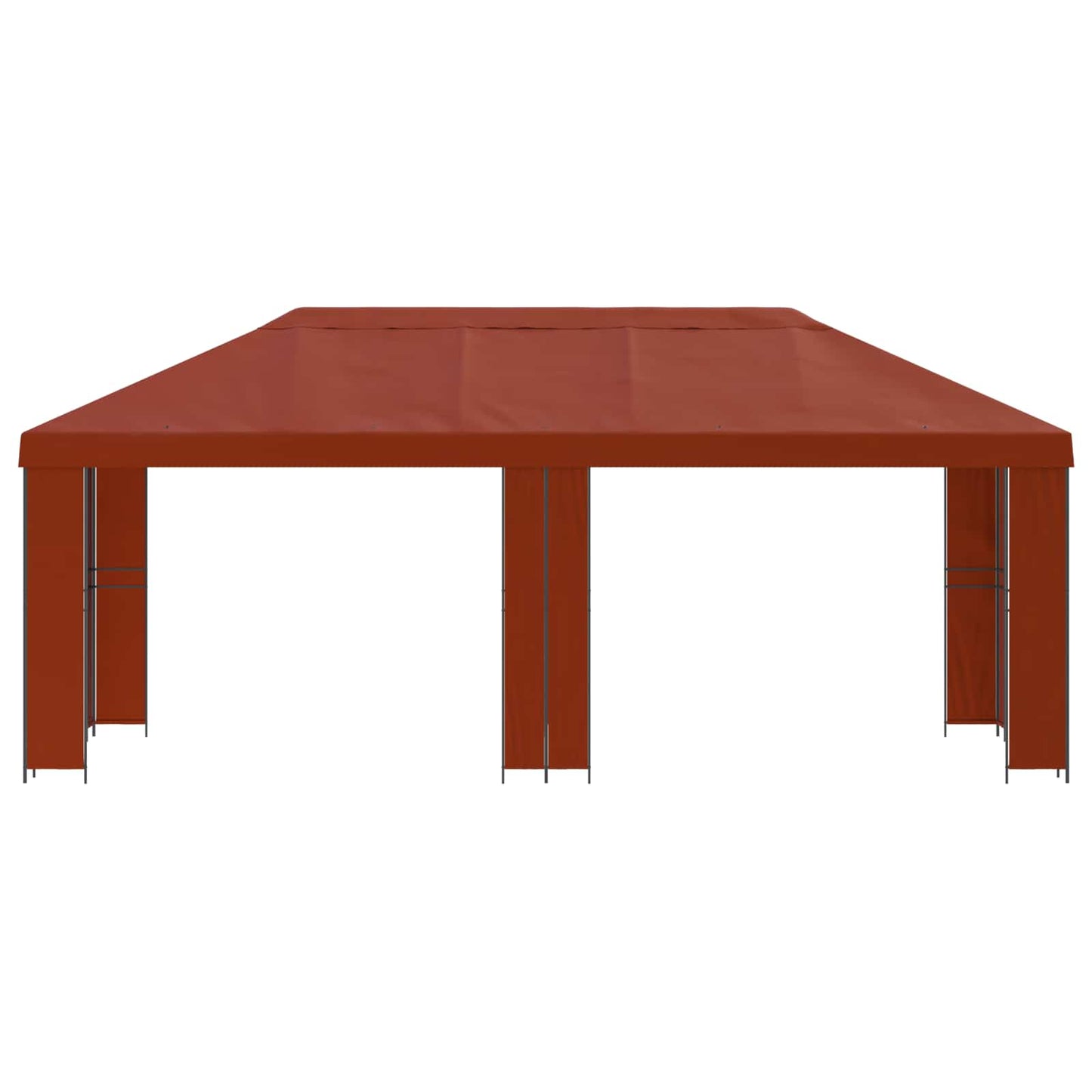 Tuinprieel 6 x 3 m Terracotta Polyester en staal 190