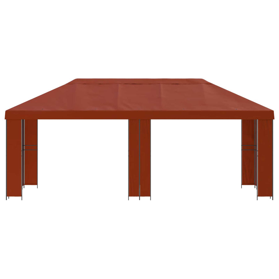 Tuinprieel 6 x 3 m Terracotta Polyester en staal 190