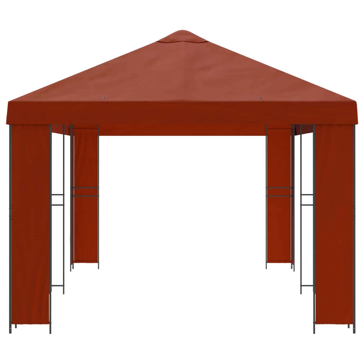 Tuinprieel 6 x 3 m Terracotta Polyester en staal 190