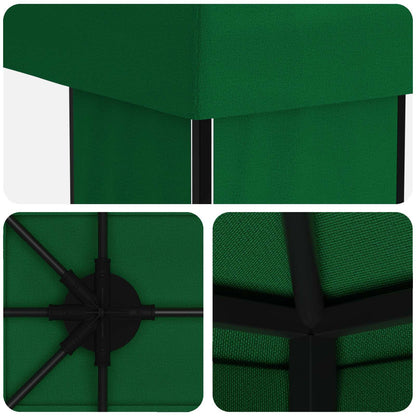 Tuinprieel 6 x 3 m Groen Polyester en staal 190