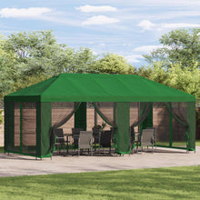 Tuinprieel 6 x 3 m Groen Polyester en staal 190