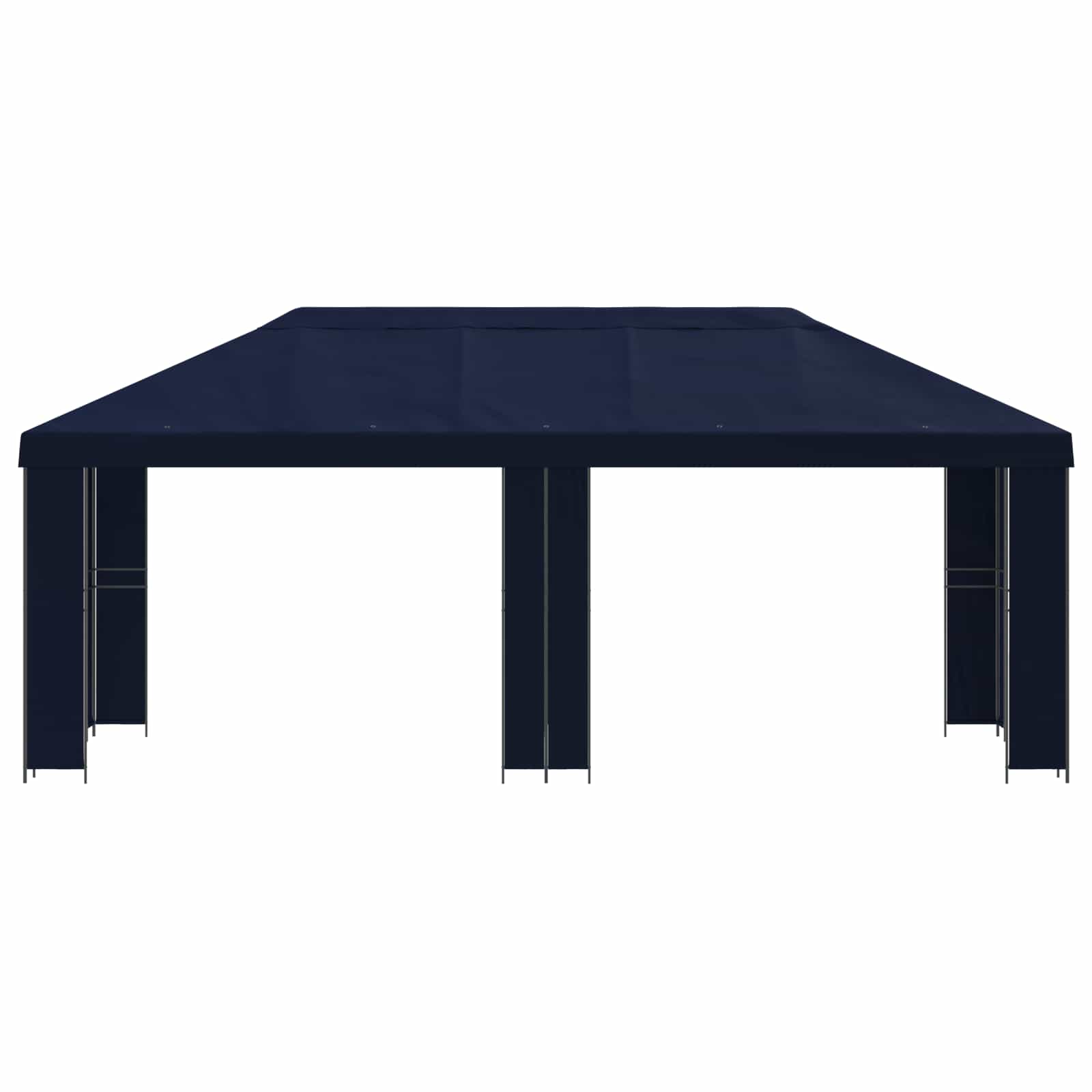 Tuinprieel 6 x 3 m Blauw Polyester en staal 190