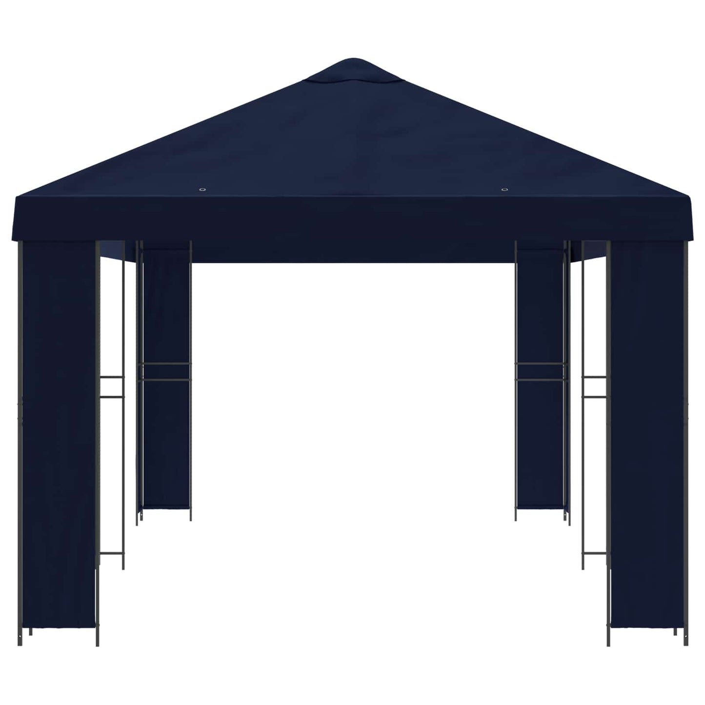 Tuinprieel 6 x 3 m Blauw Polyester en staal 190