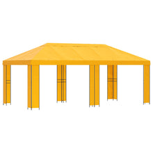Tuinprieel 6 x 3 m Geel Polyester en staal 190