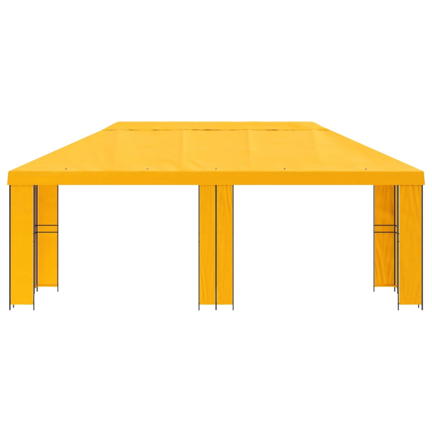 Tuinprieel 6 x 3 m Geel Polyester en staal 190