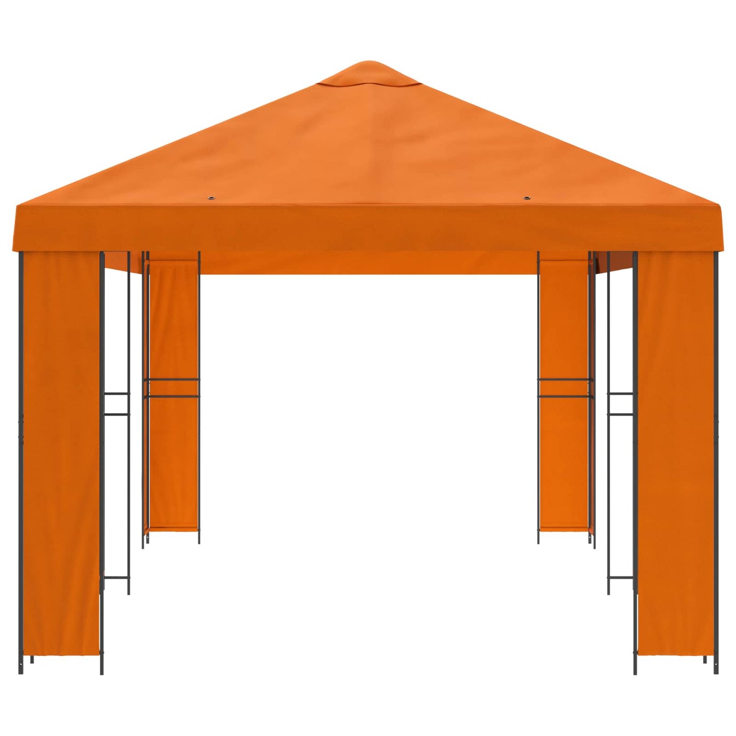 Tuinprieel 6 x 3 m Oranje Polyester en staal 190