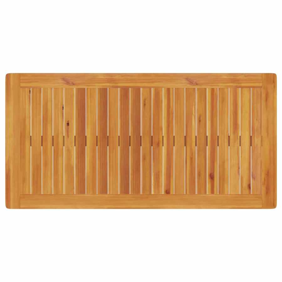 Tuin Eetset 3 Pcs Bruin Massief Acaciahout