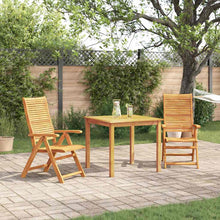 Tuin eettafelset 3 pcs Bruin Massief Acaciahout