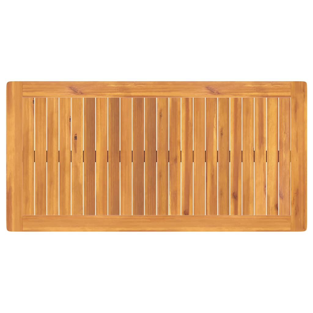 Tuin Eetset 3 pcs Bruin Massief acaciahout