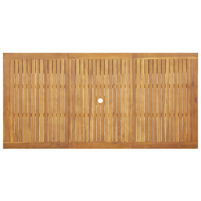 Tuin Eetset 9 pcs Bruin Massief acaciahout