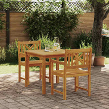 Tuin eettafelset 3 pcs Bruin Massief acaciahout