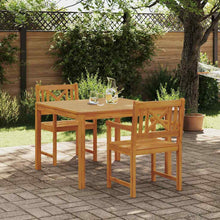 Tuin eettafelset 3 pcs Bruin Massief acaciahout