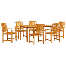 Tuin eettafelset 5 pcs Bruin Massief Acaciahout