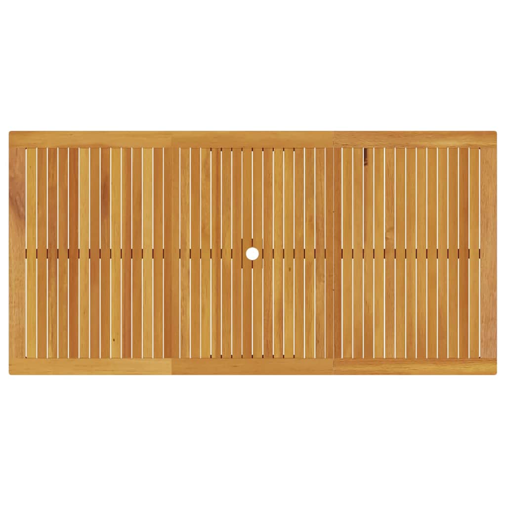 Tuin eettafelset 7 pcs Bruin Massief Acaciahout