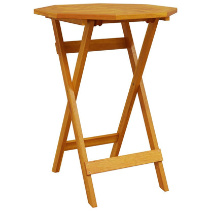 Vouw Bistro Set 3 pcs Bruin Massief Acaciahout