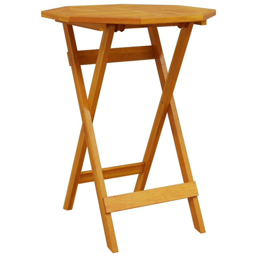 Vouw Bistro Set 3 Pcs Bruin Massief Acaciahout 60 cm tafel diameter