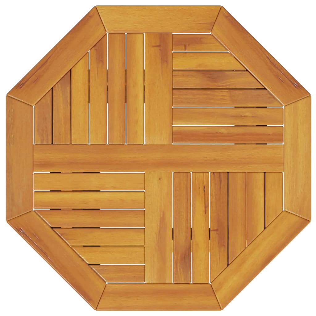 Vouw Bistro Set 3 Pcs Bruin Massief Acaciahout 60 cm tafel diameter