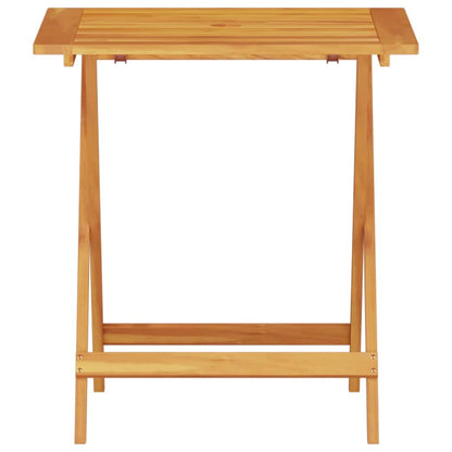 Vouw Bistro Set 3 pcs Bruin Massief Acaciahout